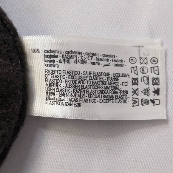 NWT Zara 100% CASHMERE Long Sleeve Pullover Crew Neck Sweater Brown Mens Small - Picture 6 of 6